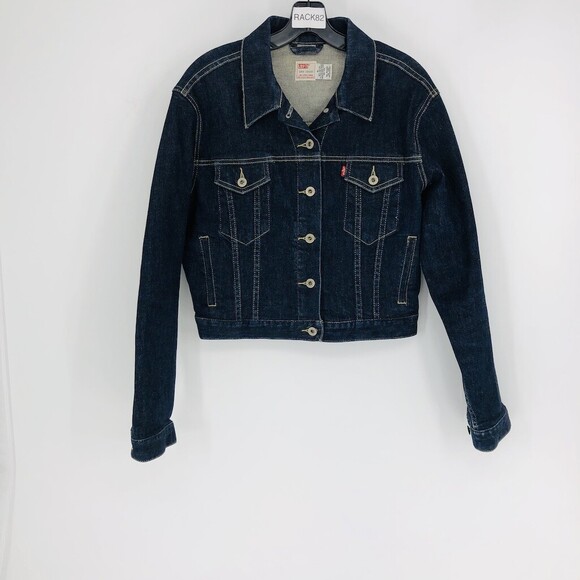 Levi's Jackets & Blazers - Levi's Dry Good WPL-423 Women's Blue Cotton Long Sleeve Denim Jacket Size Medium